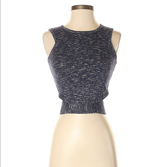 Lucy Paris Tops - Lucy Paris Sleeveless Cutout Blue Top